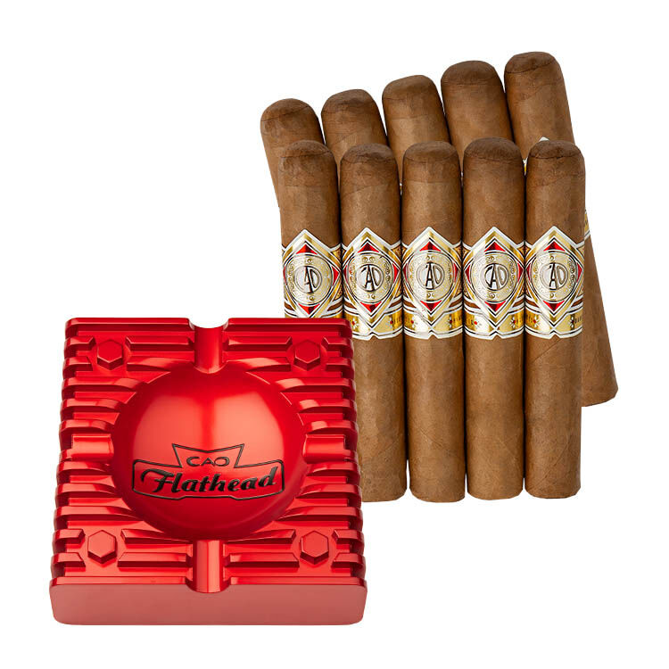10 Cigars & Ashtray, , jrcigars